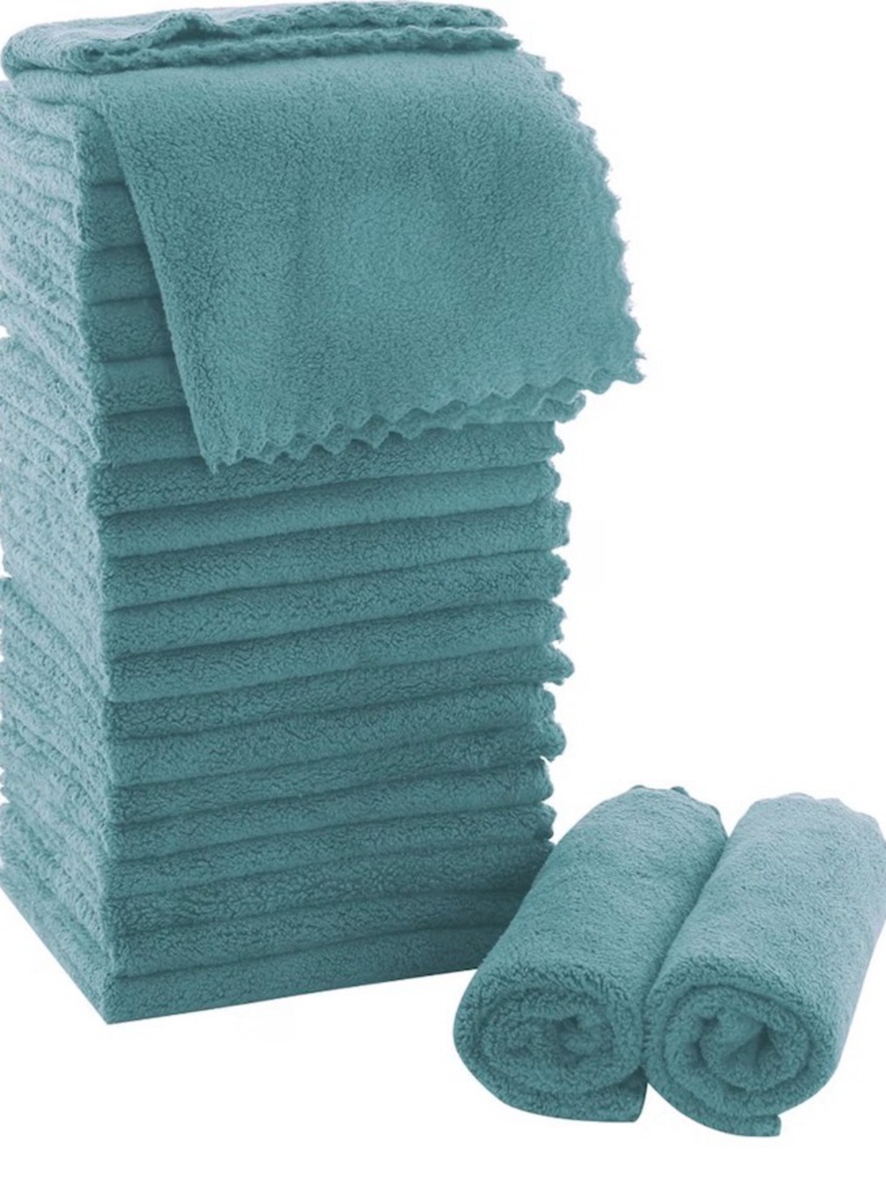 MOONQUEEN Ultra Soft Premium
Washcloths, Face Towels Set - set of 24 - NEW